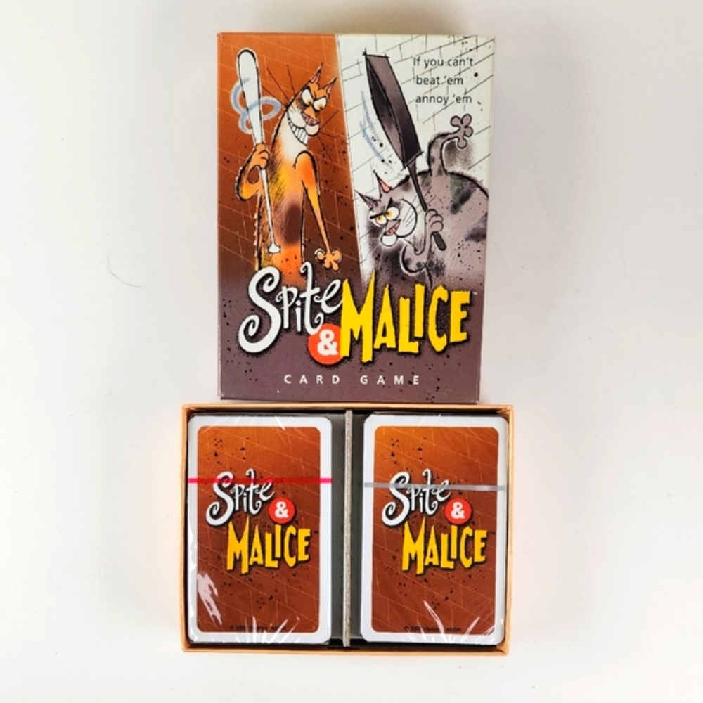 SPITE & MALICE Card Game, Box Open, Factory Sealed Cards